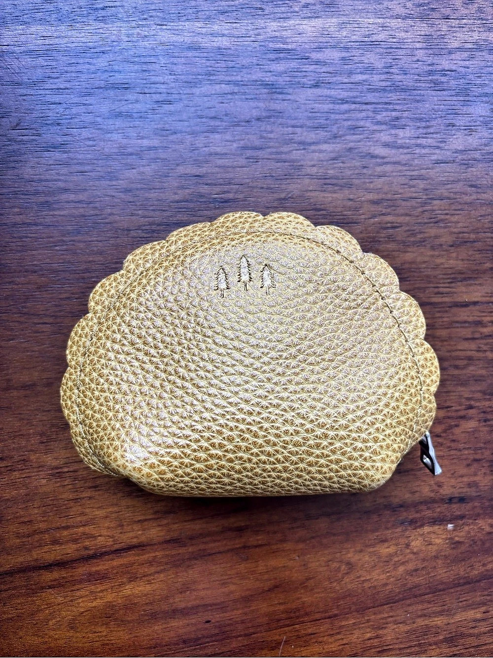 Portland Leather Small Marigold Pouch in Sunshine